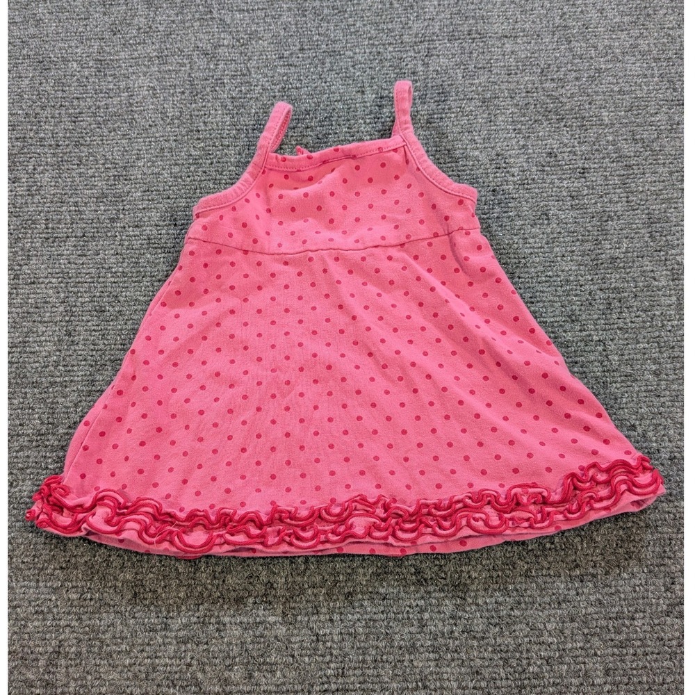 Faded Glory Polka Dot Sun Dress Baby 3-6M - Picture 2 of 4